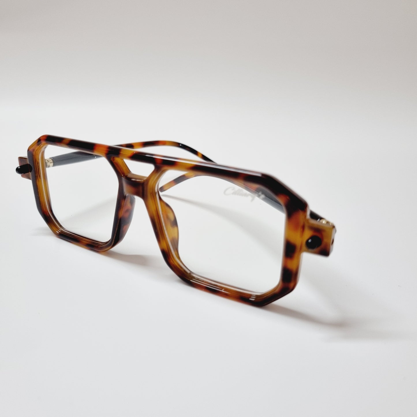 Square Cut Leopard Transparent (Mens)