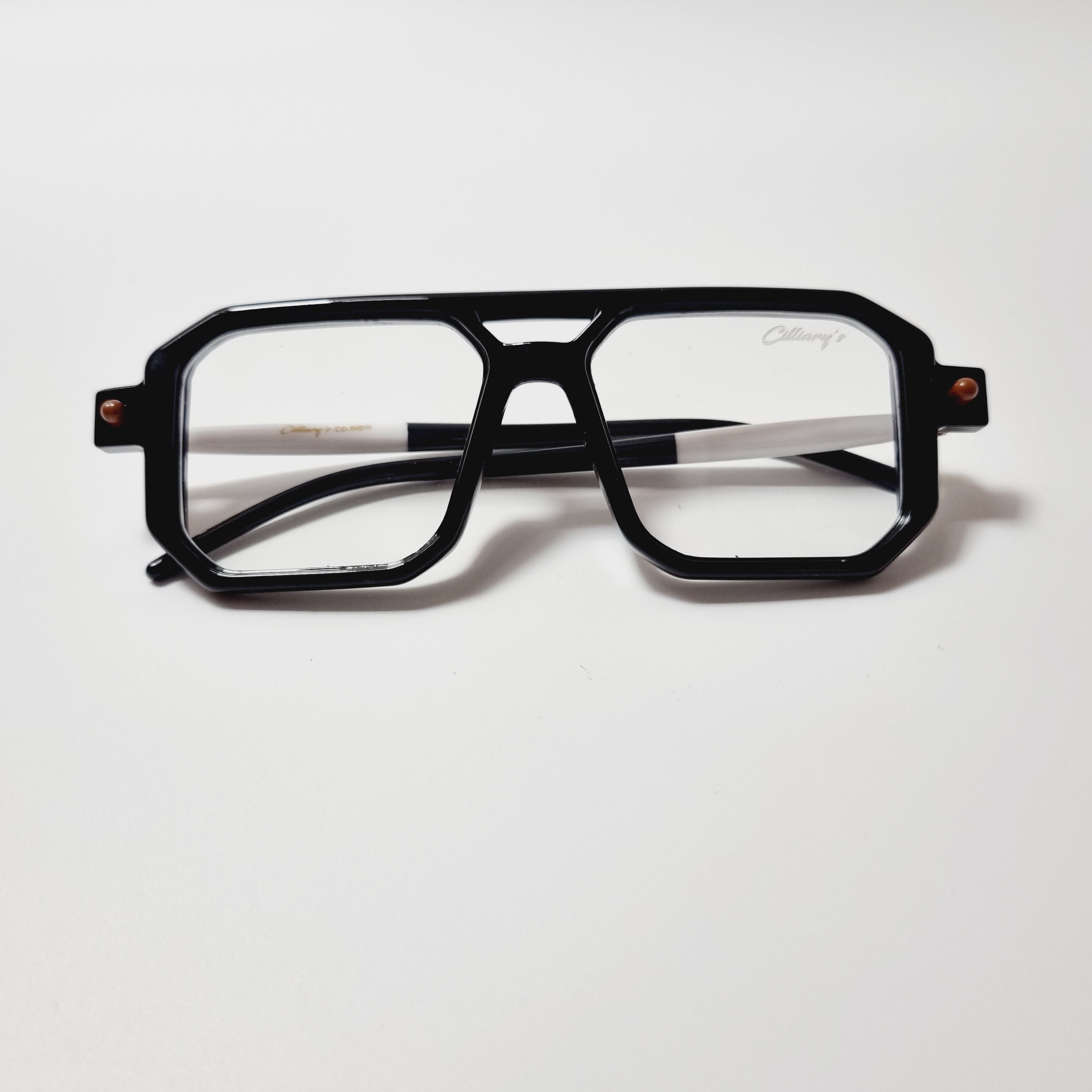 Square Cut Transparent Lens (Mens)