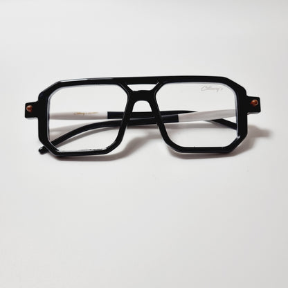Square Cut Transparent Lens (Mens)