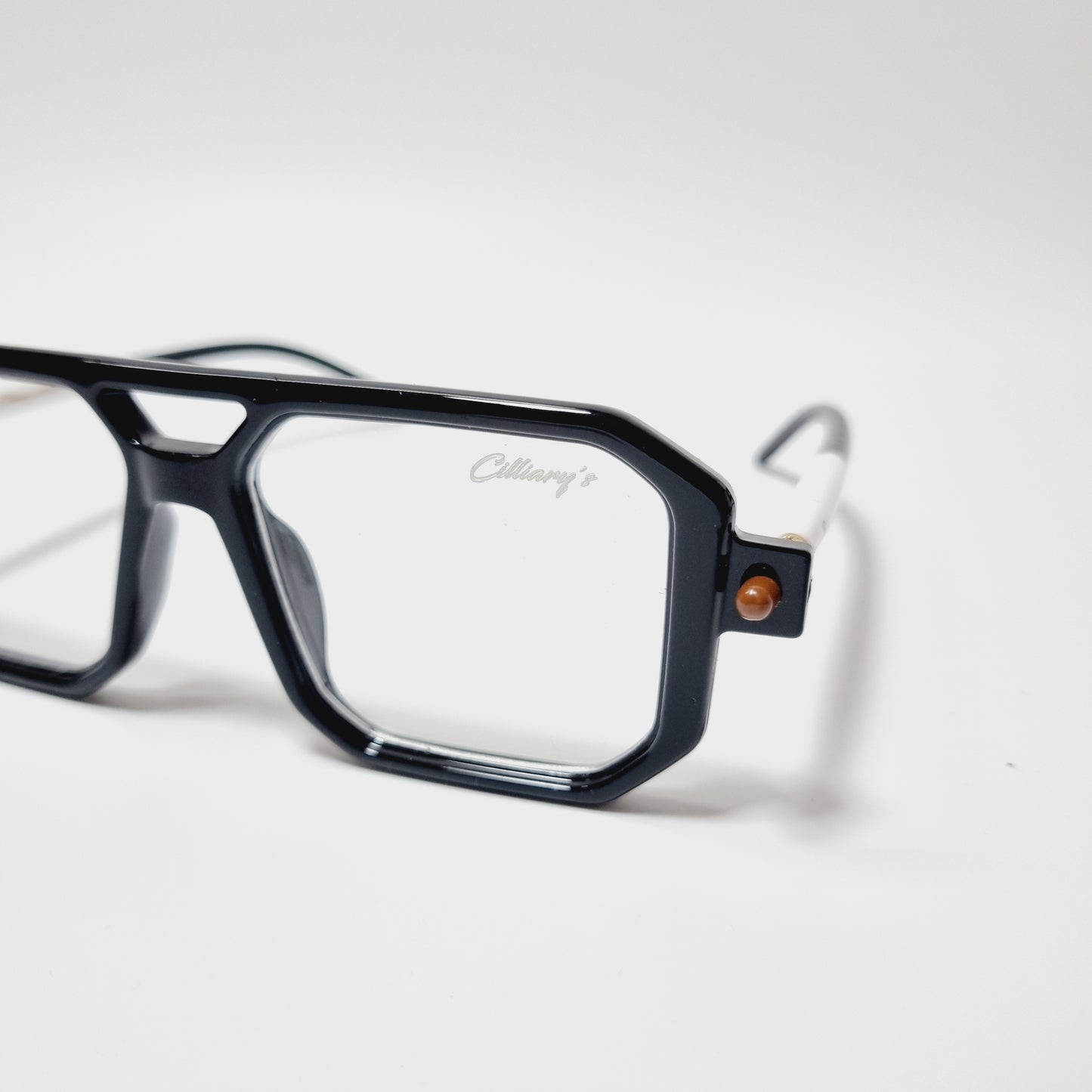 Square Cut Transparent Lens (Mens)
