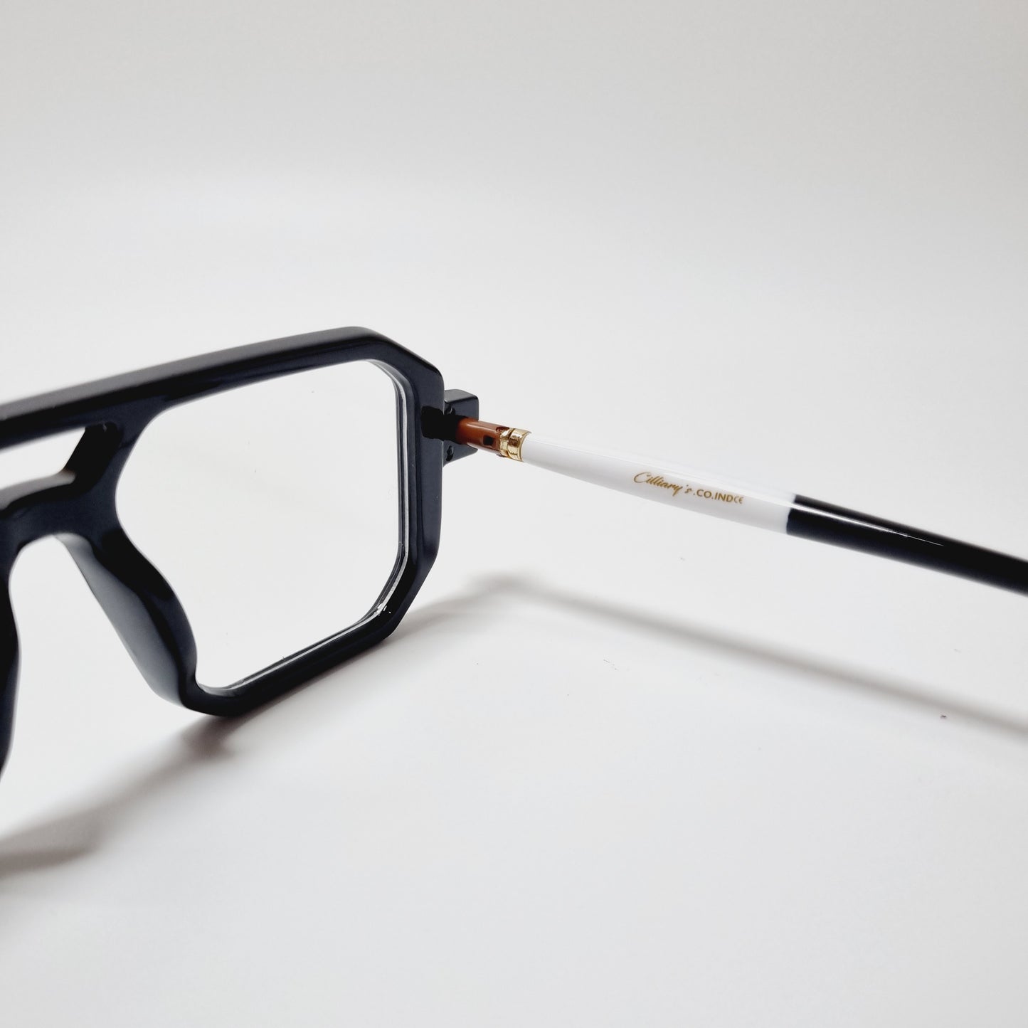 Square Cut Transparent Lens (Mens)