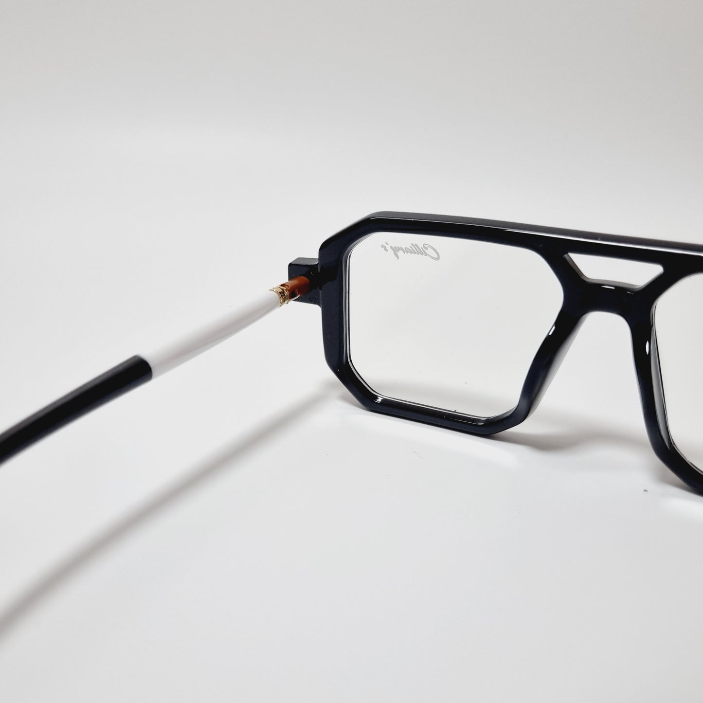 Square Cut Transparent Lens (Mens)