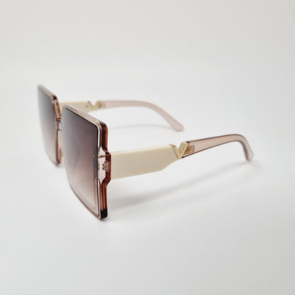 Radikle ( Women, Square, Oversized ) Transbeige