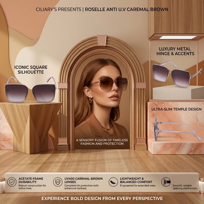 30116 Roselle Womens sunglass (TransBrown)