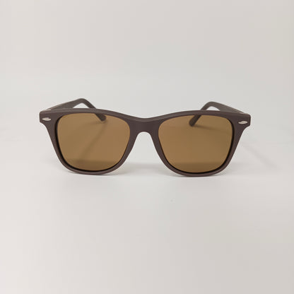 Traveler ( Men, Wayfarer ) Polarised Matte Brown