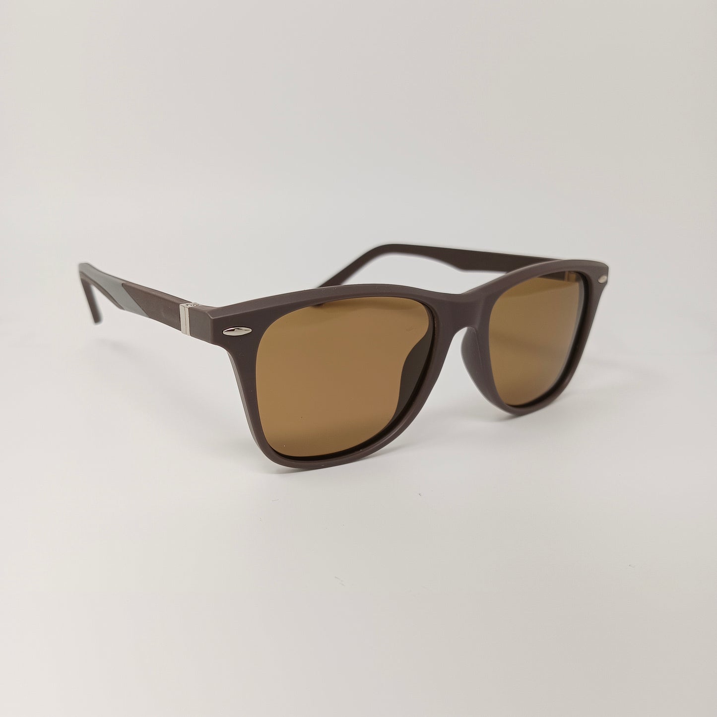 Traveler ( Men, Wayfarer ) Polarised Matte Brown