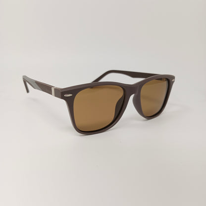 Traveler ( Men, Wayfarer ) Polarised Matte Brown