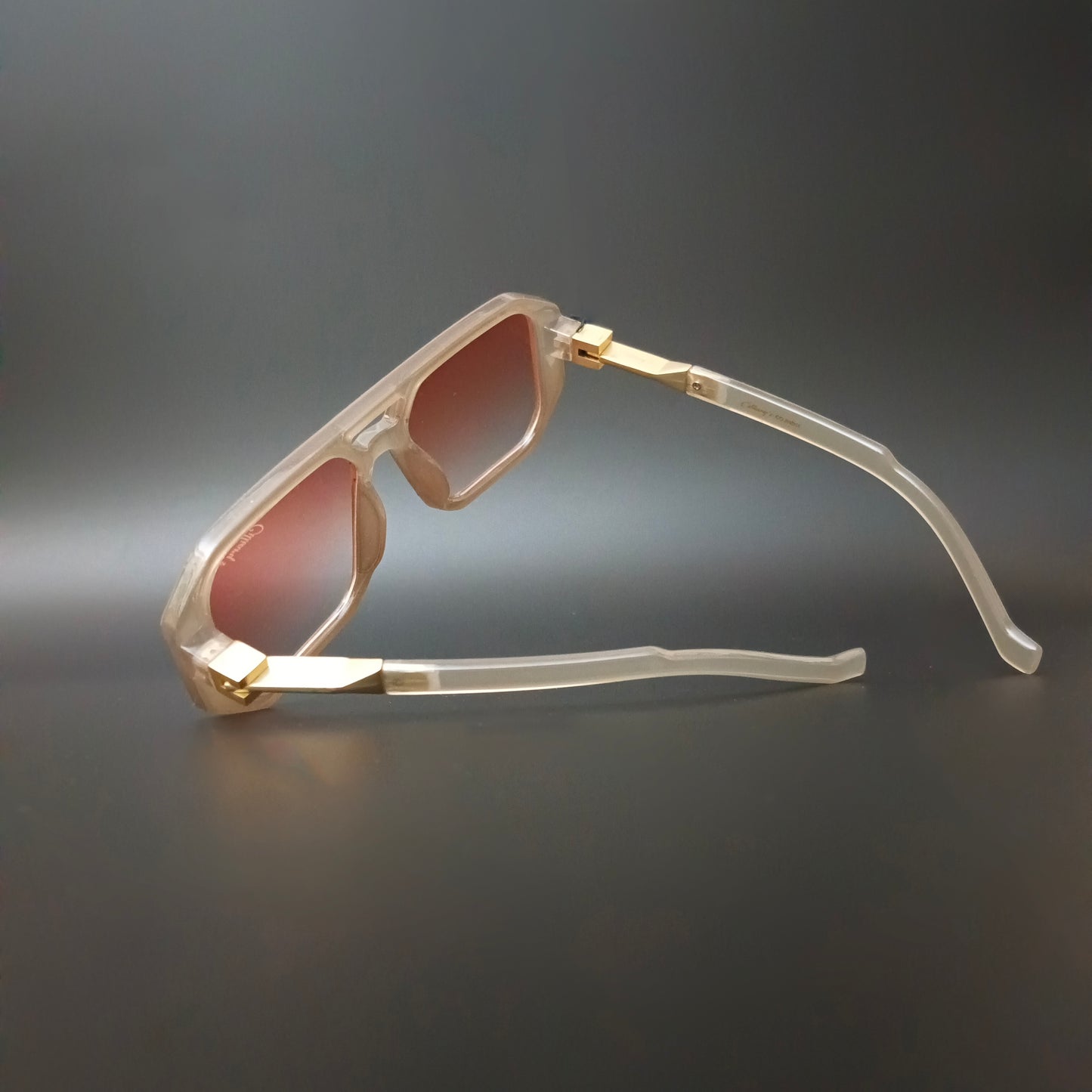 Urban Edge Marigold Pink Glass  (Mens, Square)
