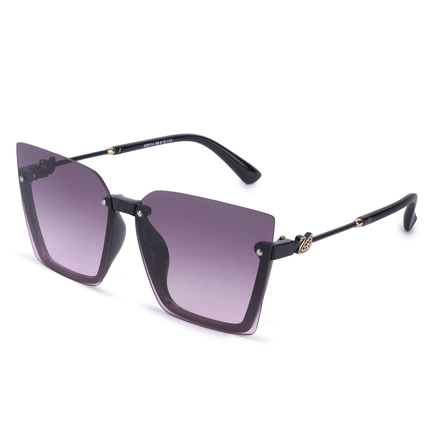 Velora Anti U.V Black With Purple