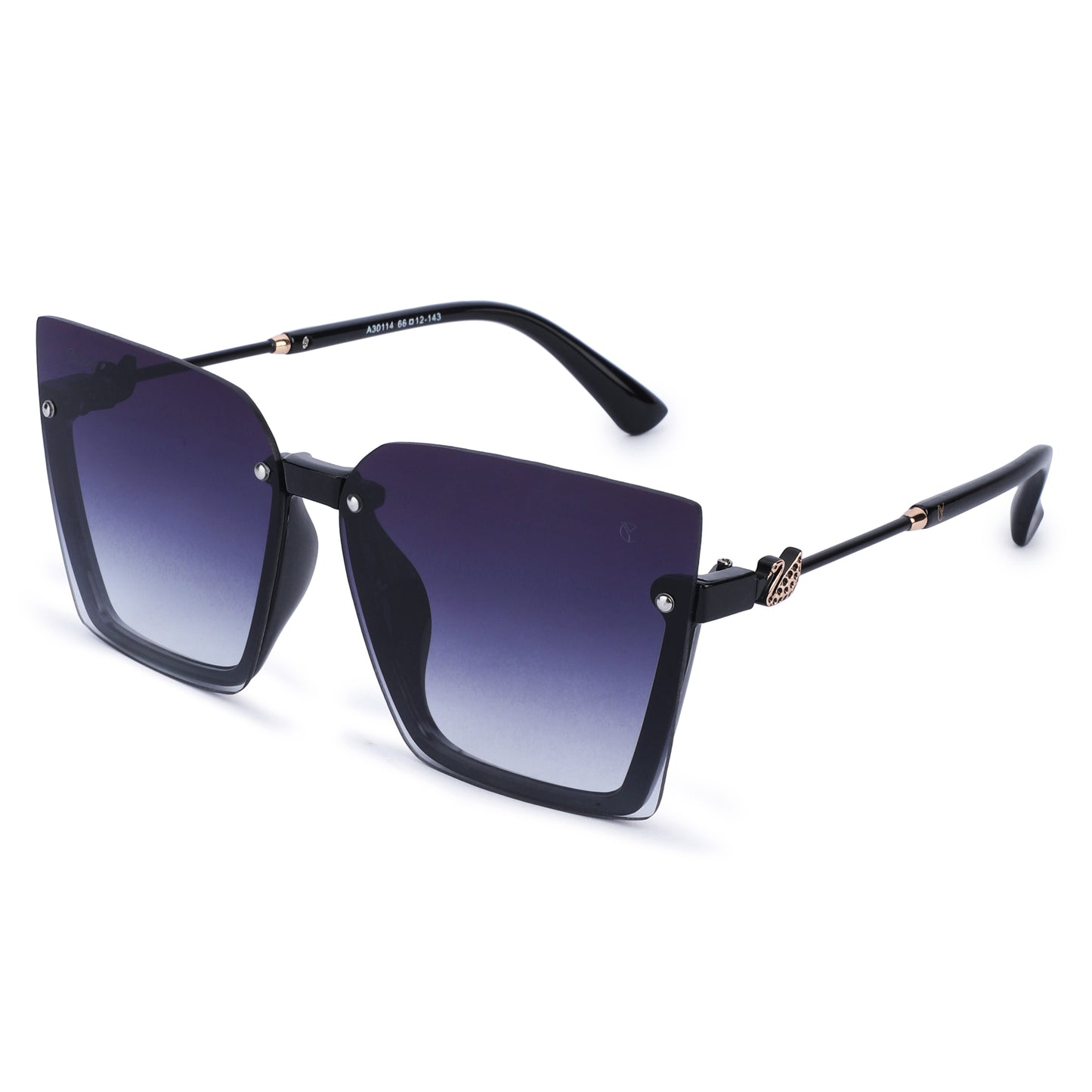 30114 Velora Womens Sunglass (BlackBlue)