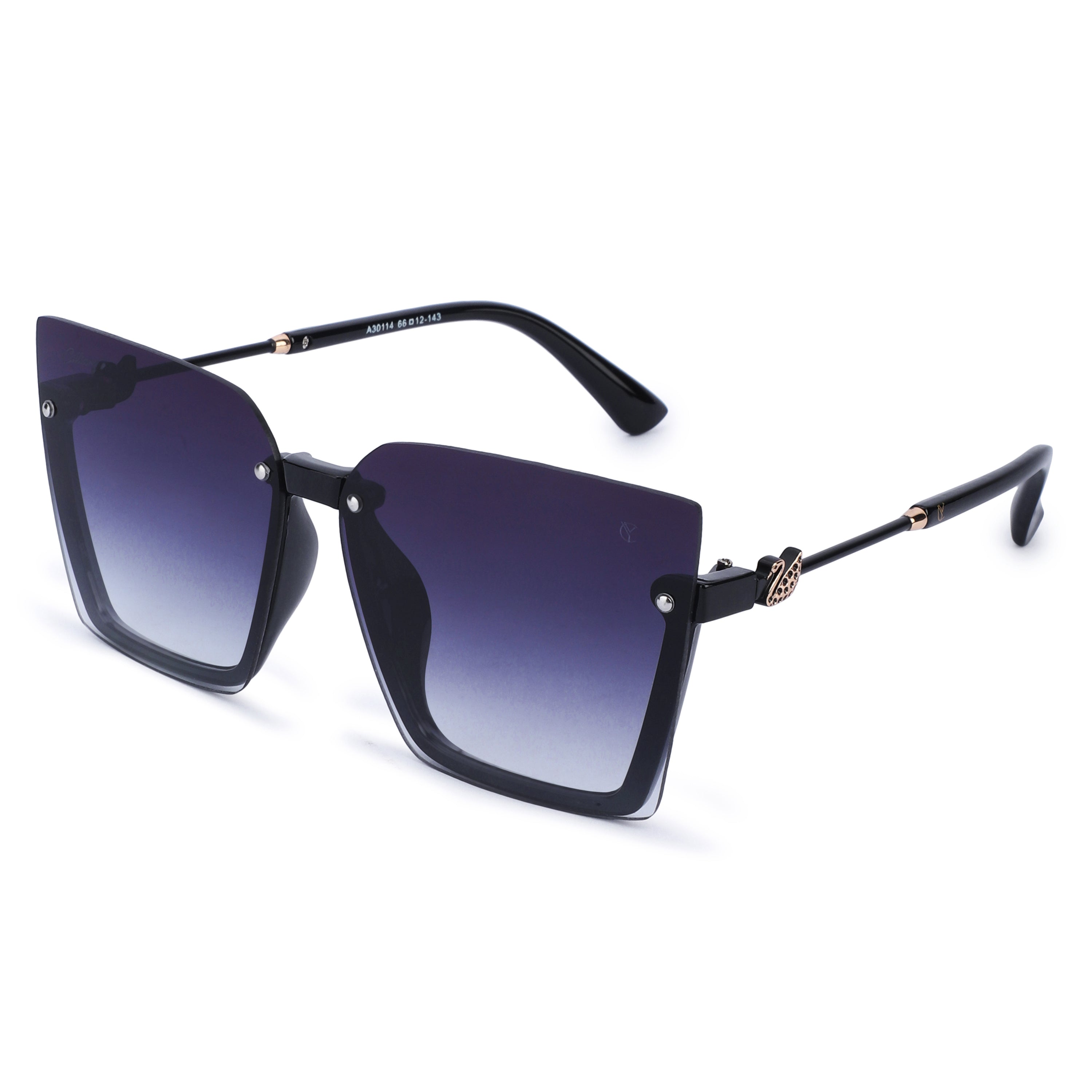 30114 Velora Womens Sunglass (BlackBlue)