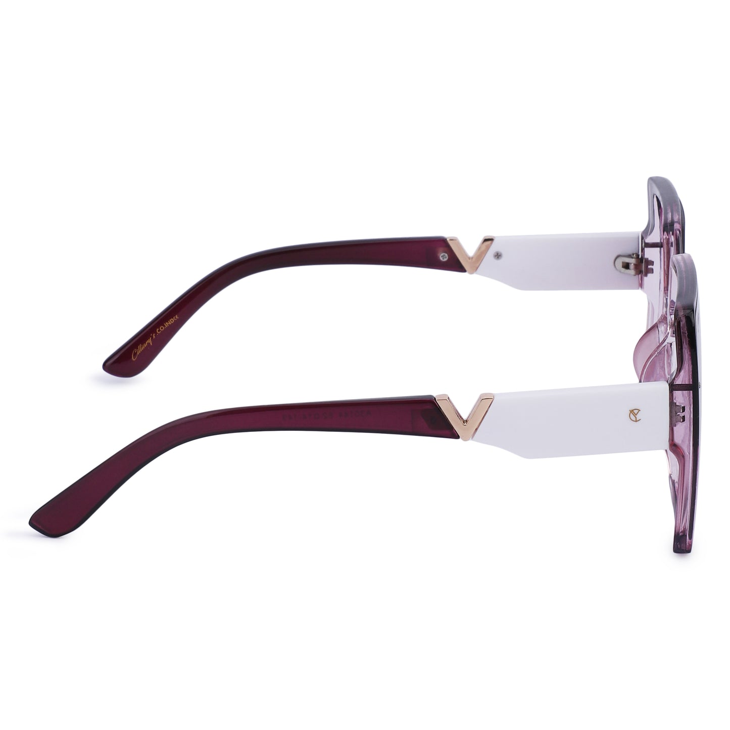 Cilliary's ZyraBold Oversized Square Sunglasses for Women | Size 62-14-149 (TransPink)