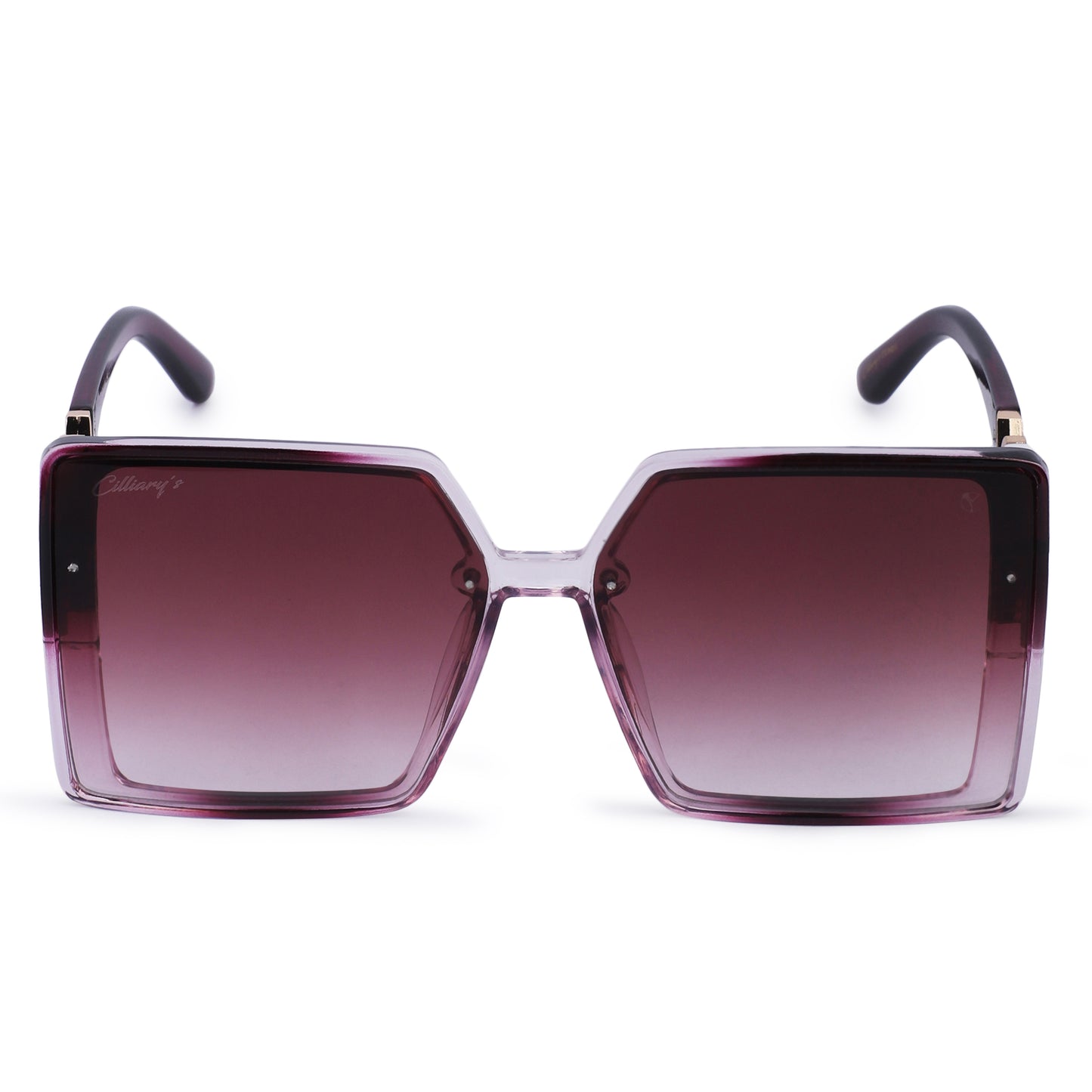 Cilliary's ZyraBold Oversized Square Sunglasses for Women | Size 62-14-149 (TransPink)