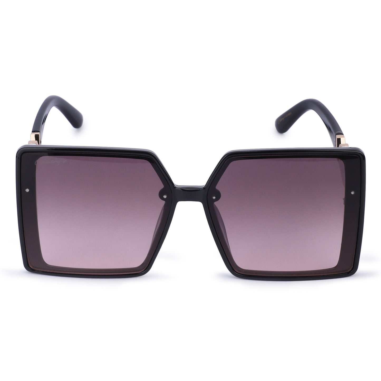 Cilliary's ZyraBold Oversized Square Sunglasses for Women | Size 62-14-149 (BlackPink)