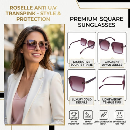 30116 Roselle Womens sunglass (Transpink)